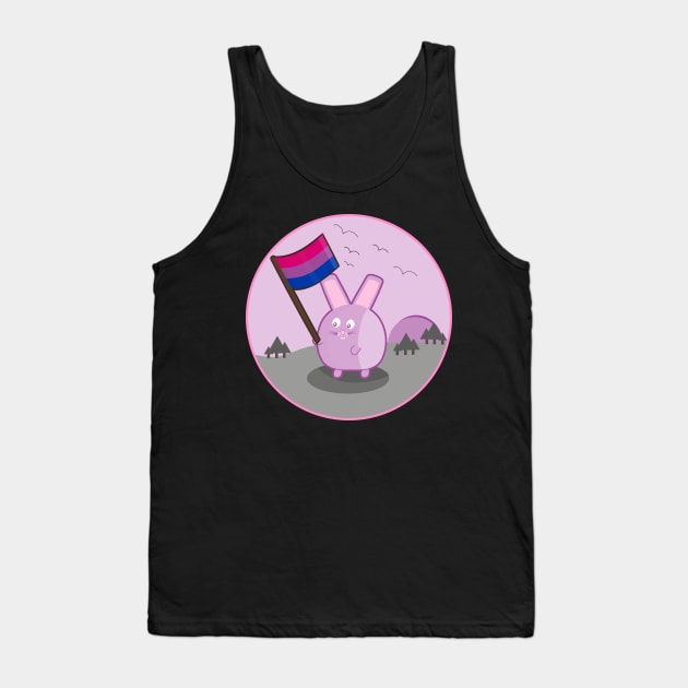 Bisexual Bunny Tank Top by nonbeenarydesigns